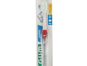Gum Travel Soft Antibacterial Σπαστή Οδοντόβουρτσα Ταξιδίου (158) – γαλάζιο