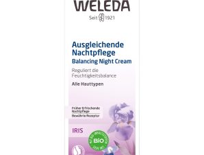 Weleda Iris Balancing Night Cream Ενυδατική Κρέμα Προσώπου Νύχτας με Έλαιο Ίριδας 30ml