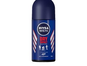 Nivea Men Dry Impact Roll on Deo Ανδρικό Αποσμητικό 48ωρης Προστασίας Χωρίς Ερεθισμούς 50ml