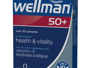 Vitabiotics Wellman 50+Συμπλήρωμα Διατροφής για την Μείωση της Κόπωση για Άντρες Άνω των 50 Ετών 30tabs