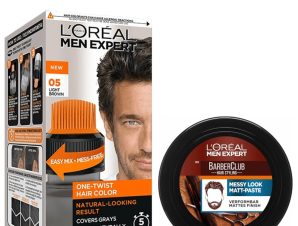 L’oreal Paris Men Expert Πακέτο Προσφοράς One-Twist Hair Colour No 05 Light Brown, 50ml & Messy Hair Molding Clay 75ml
