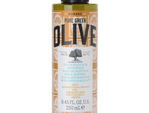 Korres Pure Greek Olive Σαμπουάν Θρέψης για Ξηρά & Αφυδατωμένα Μαλλιά 250ml