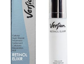 Version Retinol Elixir Night Cream Αντιγηραντική Κρέμα Νυκτός για Πρόσωπο, Λαιμό & Ντεκολτέ με Ρετινόλη για Κυτταρική Αποκατάσταση, Λάμψη & Ελαστικότητα 50ml