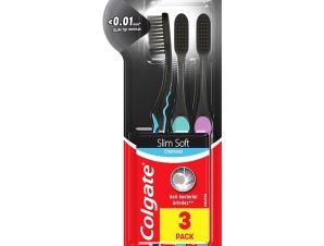 Colgate Slim Soft Charcoal Soft Toothbrush 
