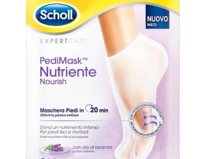 Scholl Expert Care PediMask Nutriente Nourish Μάσκα Ποδιών με Έλαιο Λεβάντας 1 Ζευγάρι