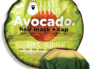 Bear Fruits Avocado Repair & Nourish Hair Mask Μάσκα Επανόρθωσης & Περιποίησης Μαλλιών με Αβοκάντο 20ml & Σκουφάκι Εφαρμογής 1 Τεμάχιο
