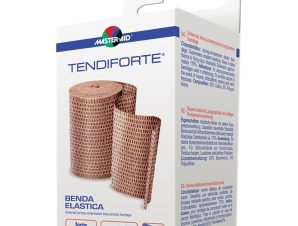 Master Aid Tendiforte Benda Elastica Universal Strong-Compression Long Stretch Bandage Ελαστικός Επίδεσμος Ισχυρής Πίεσης με Ειδικό Άγκιστρο 1 Τεμάχιο – 8cm x 7m