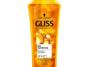 Schwarzkopf Gliss Oil Nutritive Nourish Shampoo Σαμπουάν Θρέψης για Ξηρά, Αφυδατωμένα Μαλλιά 400ml
