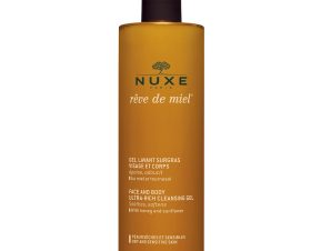Nuxe Reve de Miel Gel Lavant Surgras Visage et Corps – Απαλό Αφρόλουτρο και Shower Gel για το Σώμα 400ml