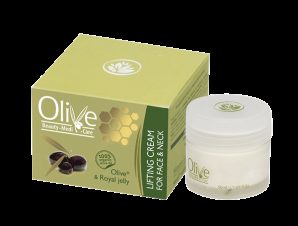 Olive Beauty Medicare Συσφικτική Κρέμα Για Πρόσωπο & Λαιμό με Ελιά & Βασιλικός Πολτός 50ml Olive Beauty MediCare
